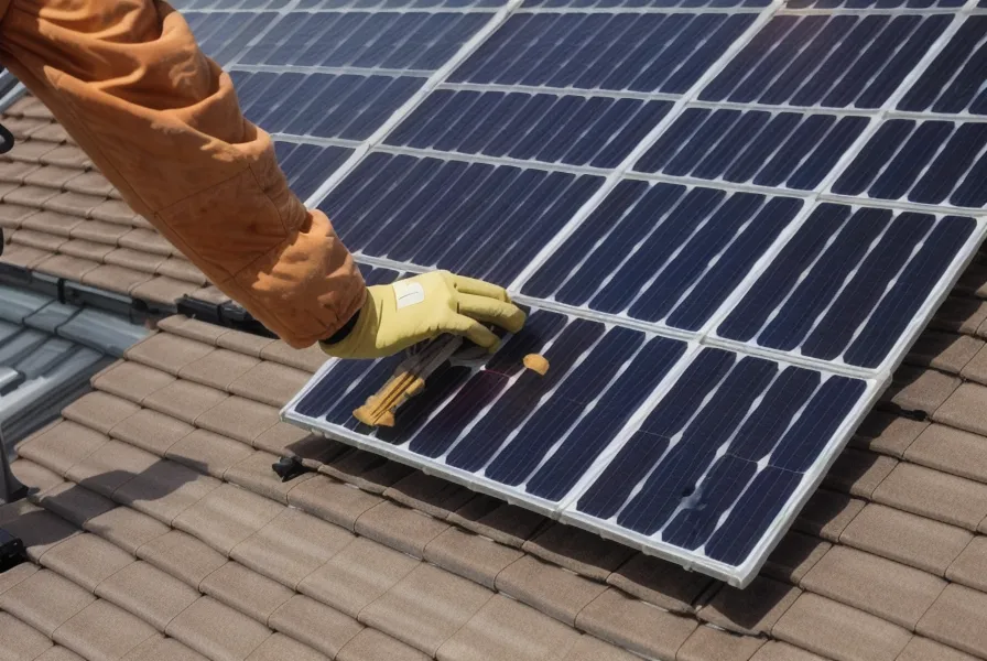 Application de monitoring solaire montrant une baisse de production sur un smartphone