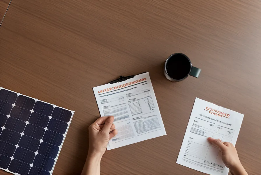 Comparer les technologies de cellules solaires N-Type et P-Type : deux devis solaires posés côte à côte à Perpignan