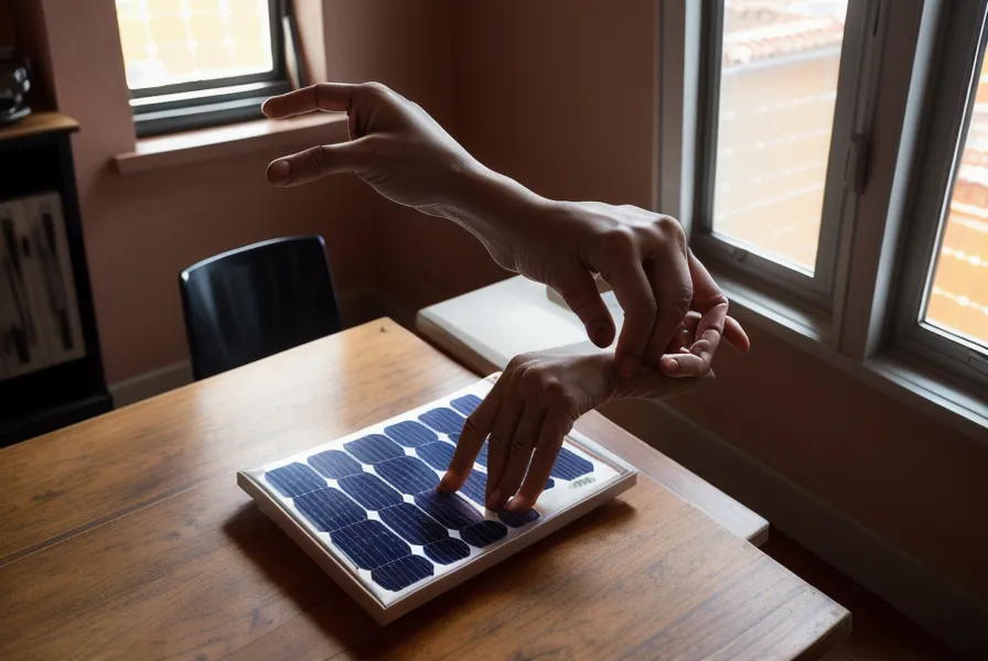 Tableau électrique ouvert prêt pour un raccordement photovoltaïque