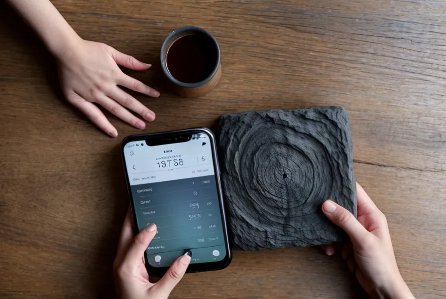 Mains tenant une facture d'électricité à côté d'une application de suivi solaire.