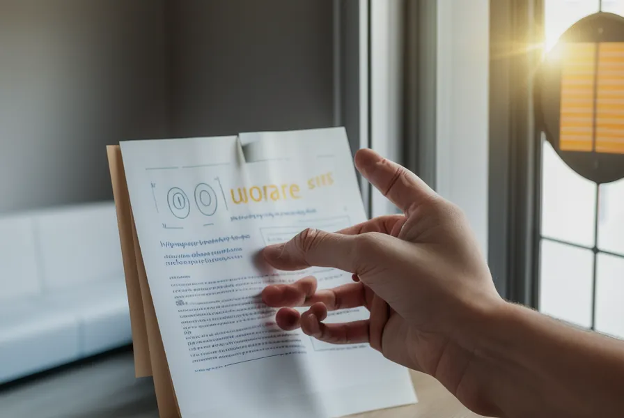Main désignant le montant de la prime sur un devis de panneaux solaires