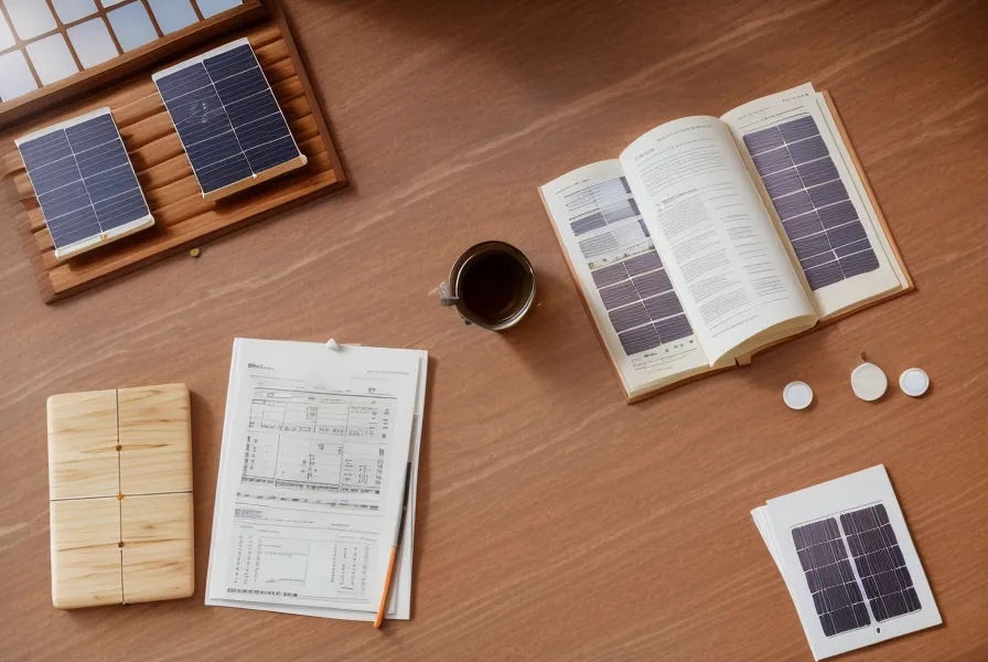 Toitures de maison avec panneaux solaires installés sous le ciel bleu du sud de la France