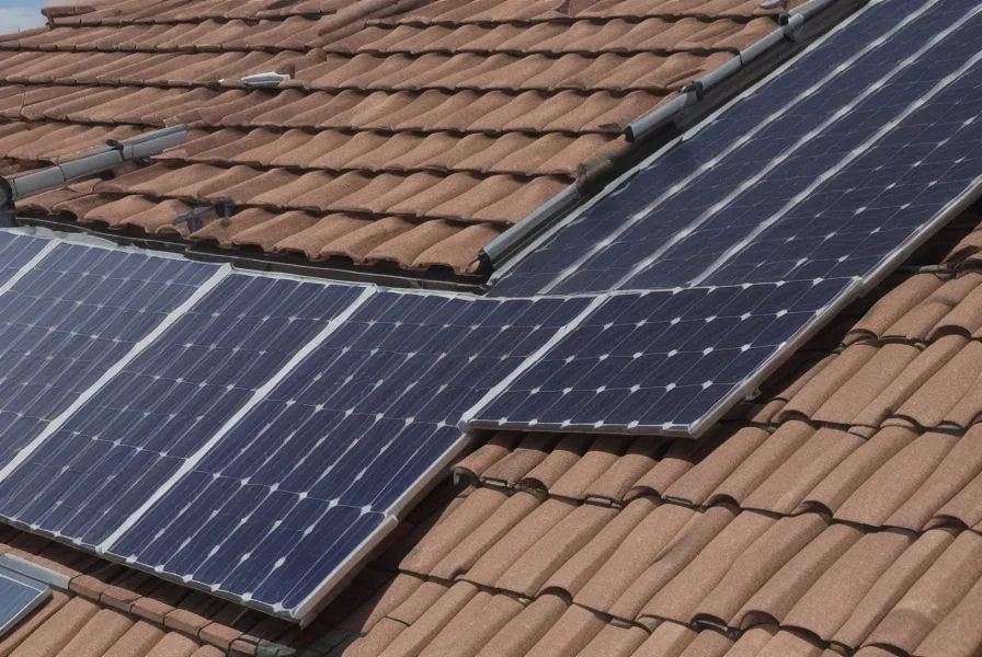 Gros plan d'une ombre portée sur les cellules bleues d'un panneau solaire photovoltaïque.