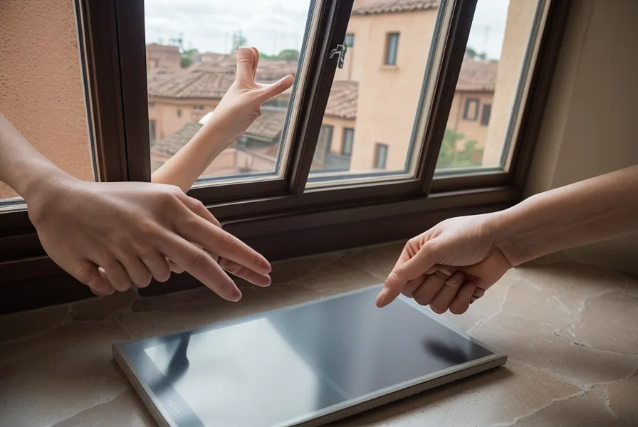Une tablette affichant un graphique de consommation et de production d'énergie solaire.