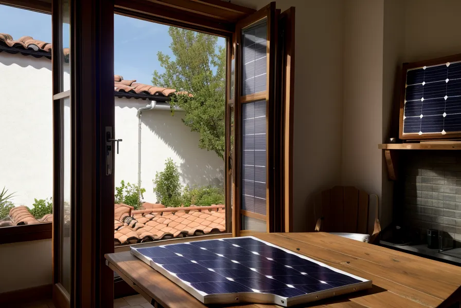 Serrage d'une fixation de panneau solaire sur un rail en aluminium